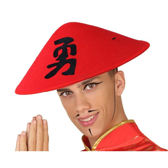 Sombrero Oriental Rojo