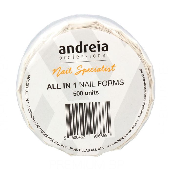 All In 1 Nail Forms Andreia 500 Unid Andreia