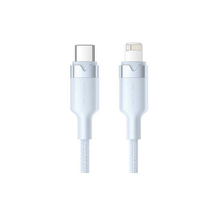 Cable USB Tipo-C Lightning Vention LALSH/ USB Tipo-C Macho - Lightning Macho/ 27W/ 480Mbps/ 2m/ Azul 2