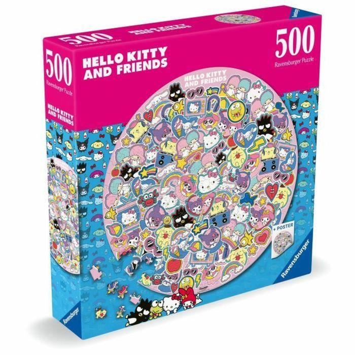 Hello Kitty Puzzle Redondo 500 Piezas Un Torbellino de Dulzura RAV12001391 0 Hello Kitty Puzzle Redondo 500 Piezas Un Torbellino de Dulzura RAV12001391 0
