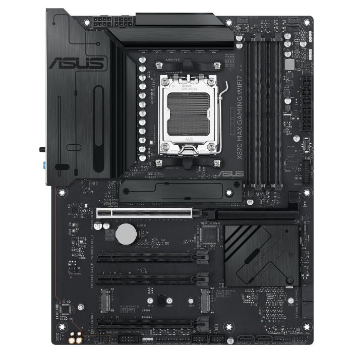 ASUS Placa Base X870 MAX GAMING WIFI7 AMD Socket AM5 DDR5 ATX 3 ASUS Placa Base X870 MAX GAMING WIFI7 AMD Socket AM5 DDR5 ATX 3