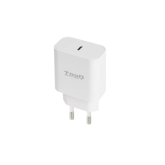 TooQ TQWC-PDUSBC20W Cargador de Pared USB-C PD 20W Blanco