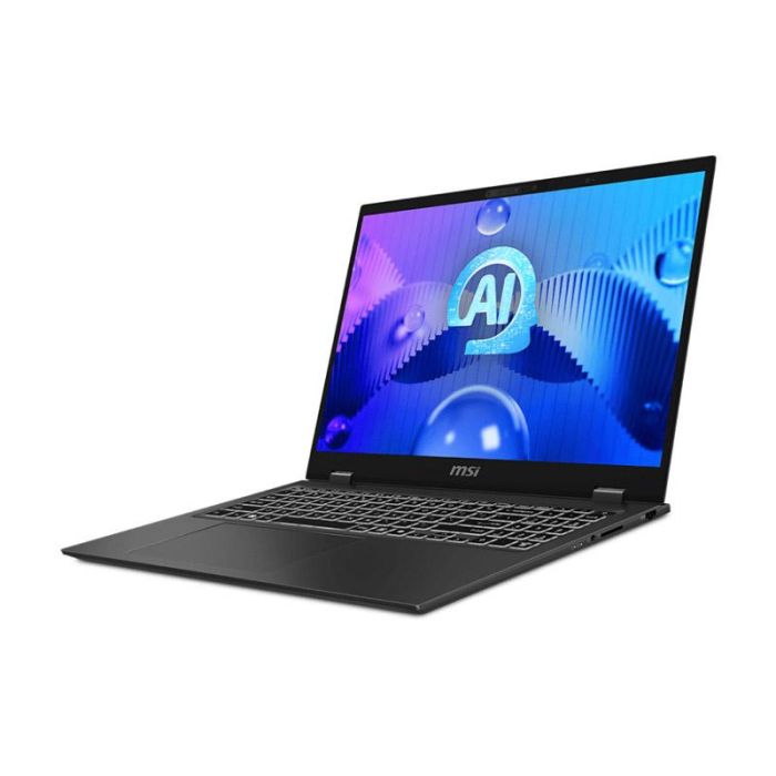 MSI Portatil Prestige 16 Ai Studio B1Vfg-211Es. 16 Ips-Level Qhd+ (2560X1600). Ultra 7 Processor 155H. Nvidia Geforce Rtx 4060, Gddr6 8Gb. Lpddr5 32Gb. Win 11 Home Adv. Gray 1