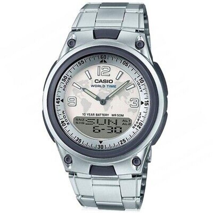 Reloj Hombre Casio ILLUMINATOR TELEMEMO 30 Plateado (Ø 40 mm)