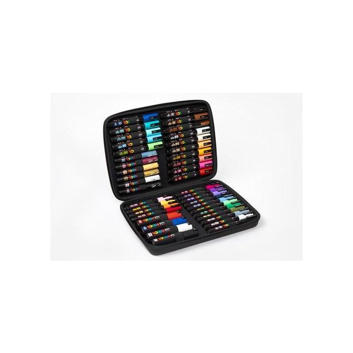 Rotul.Uni-Posca Maletin Premium 40 Piezas Surtidos