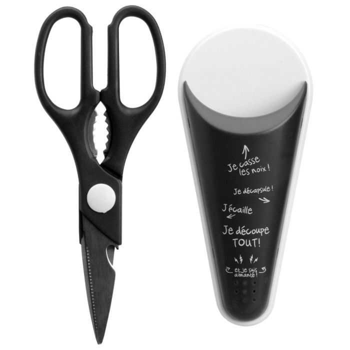 Easy Make Tijeras Multifunción con Imán para Nevera: Cortar, Cascar, Abrir Botellas y Más 1 Easy Make Tijeras Multifunción con Imán para Nevera: Cortar, Cascar, Abrir Botellas y Más 1