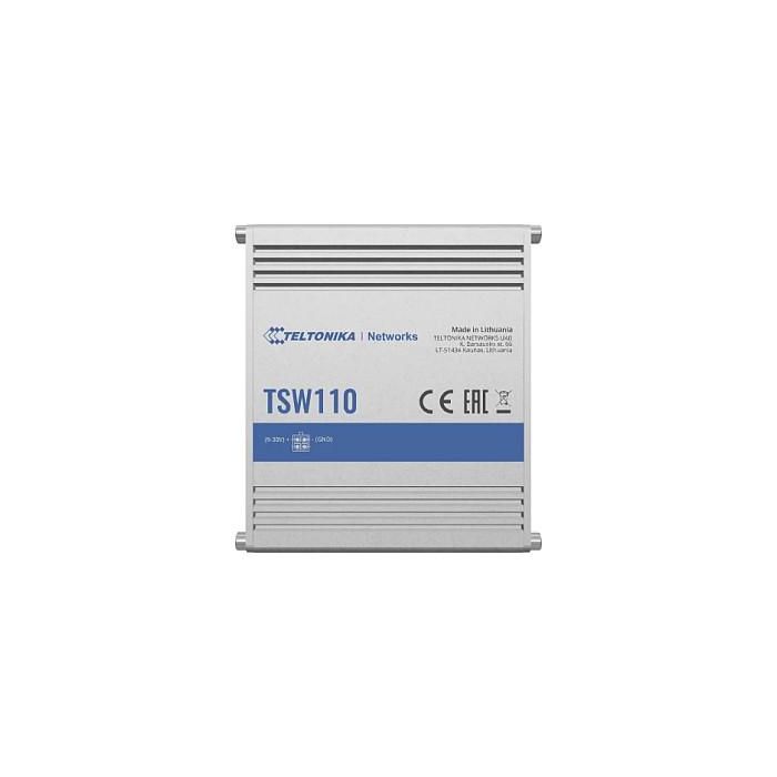 Teltonika TSW110 Switch Industrial No Administrado Gigabit Ethernet 5 Puertos PoE -40-75°C Teltonika TSW110 Switch Industrial No Administrado Gigabit Ethernet 5 Puertos PoE -40-75°C