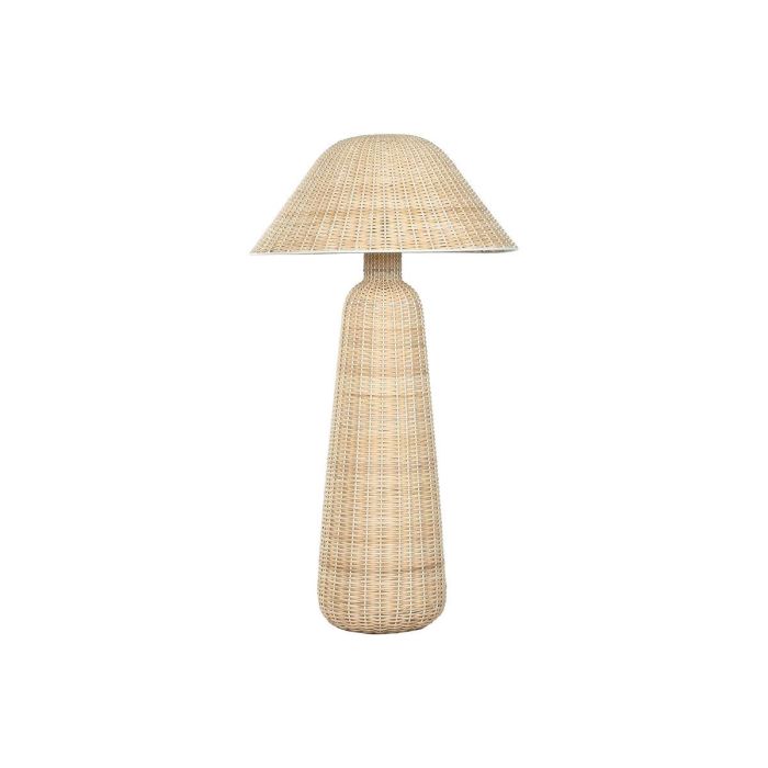 DKD Home Decor Lámpara de Pie Tropical de Ratán Beige, Bombilla E27, 50W, Base 60x60 cm, Altura 109 cm DKD Home Decor Lámpara de Pie Tropical de Ratán Beige, Bombilla E27, 50W, Base 60x60 cm, Altura 109 cm