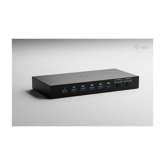 Hub USB i-Tec C31KVMDOCKPDPRO Negro 3
