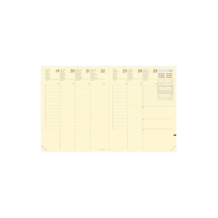 Recambio Agenda Anual (2026) Quo Vadis President Prestigio Ml 210X270 S/V 2 Pag.