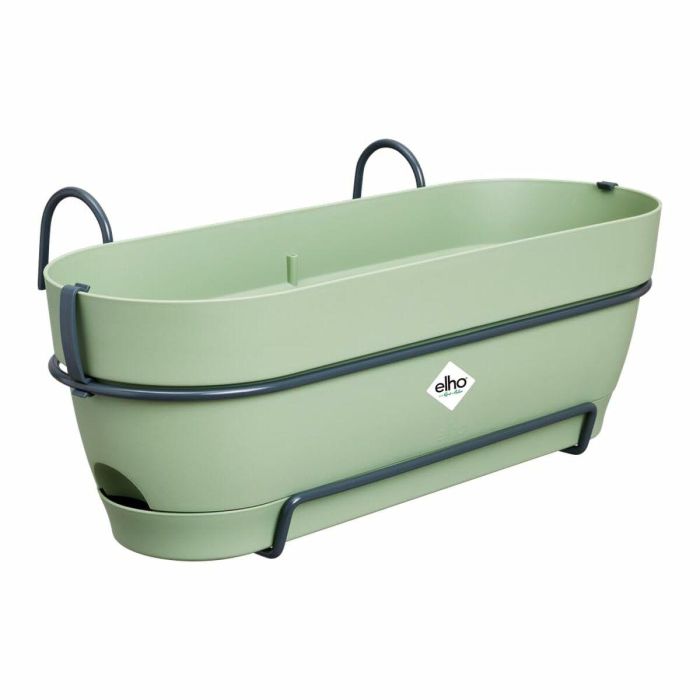 Elho ELH8711904522322 Macetero Vibia Campana Balconniere Allin1 50 cm para Balcón, Verde, 100% Reciclado, 50x26x17 cm 2 Elho ELH8711904522322 Macetero Vibia Campana Balconniere Allin1 50 cm para Balcón, Verde, 100% Reciclado, 50x26x17 cm 2