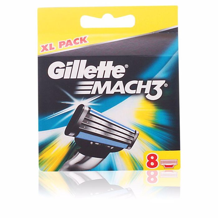 Gillette MACH 3 Cargador 8 Recambios Cuchillas de Afeitar Hombre Gillette MACH 3 Cargador 8 Recambios Cuchillas de Afeitar Hombre