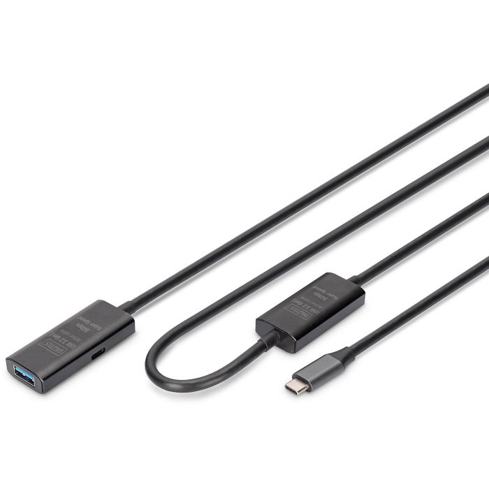 Digitus Cable de Extensión USB-C a USB-A 10Gbps Macho/Hembra 10m