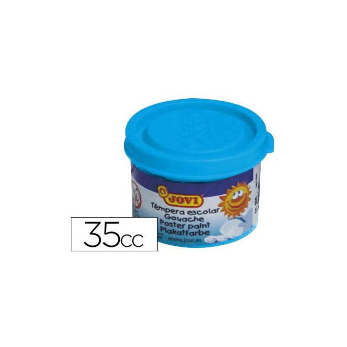 Tempera Jovi 35 mL Azul Cyan 5 unidades