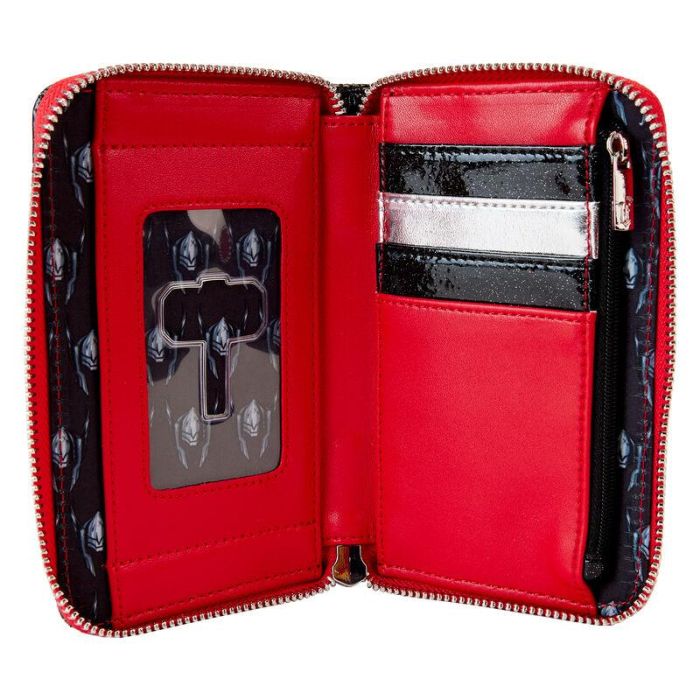Loungefly Cartera Metallic Thor Marvel 3 Loungefly Cartera Metallic Thor Marvel 3