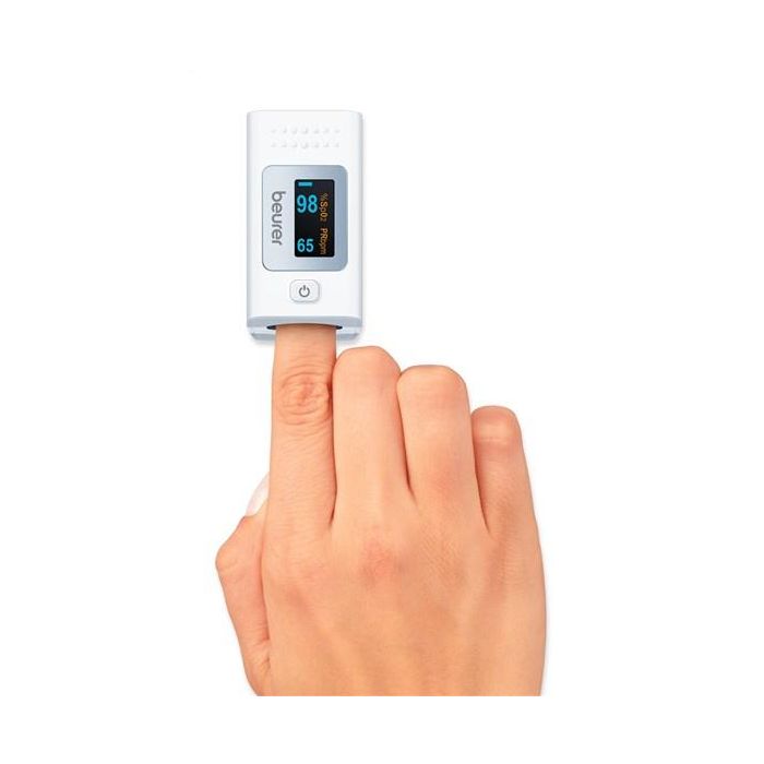 Beurer PO-35 Pulsioxímetro - Mide SpO2 y Frecuencia Cardíaca, Portátil con Estuche y Cinturón 1 Beurer PO-35 Pulsioxímetro - Mide SpO2 y Frecuencia Cardíaca, Portátil con Estuche y Cinturón 1