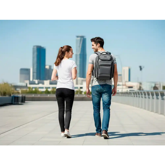 Antartik Mochila Travel 4 compartimentos color gris 460x200x320 mm 12