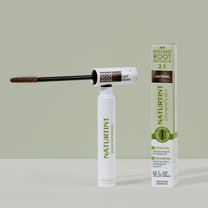 Naturtint Retocador Temporal de Canas Instant Root Retouch 2 en 1 Light Brown 10 ml