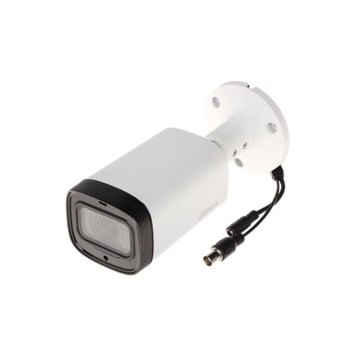 (Dh-Hac-Hfw1200Rp-Z-2712-S6) Dahua Cámara Híbrida Bullet Hdcvi 2Mp Estándar Plastico Pal Varifocal Ir 80M 2.7-12Mm 4