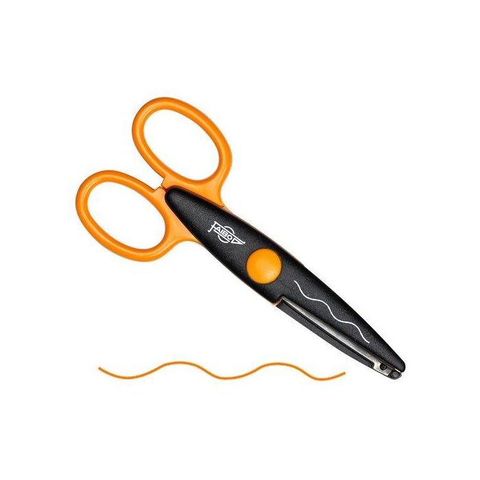 Tijeras Faibo Dentada 13 Cm Fucsia (Set de 10)