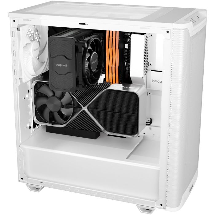 be quiet! PURE BASE 501 Airflow Window Blanco - Midi Tower PC con Ventana Lateral ATX/micro ATX/Mini-ITX 4