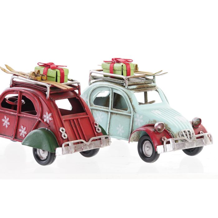 Vehiculo Decoracion Navidad Tradicional DKD Home Decor Rojo Azul 5 x 6 x 11 cm (4 Unidades) 1 Vehiculo Decoracion Navidad Tradicional DKD Home Decor Rojo Azul 5 x 6 x 11 cm (4 Unidades) 1