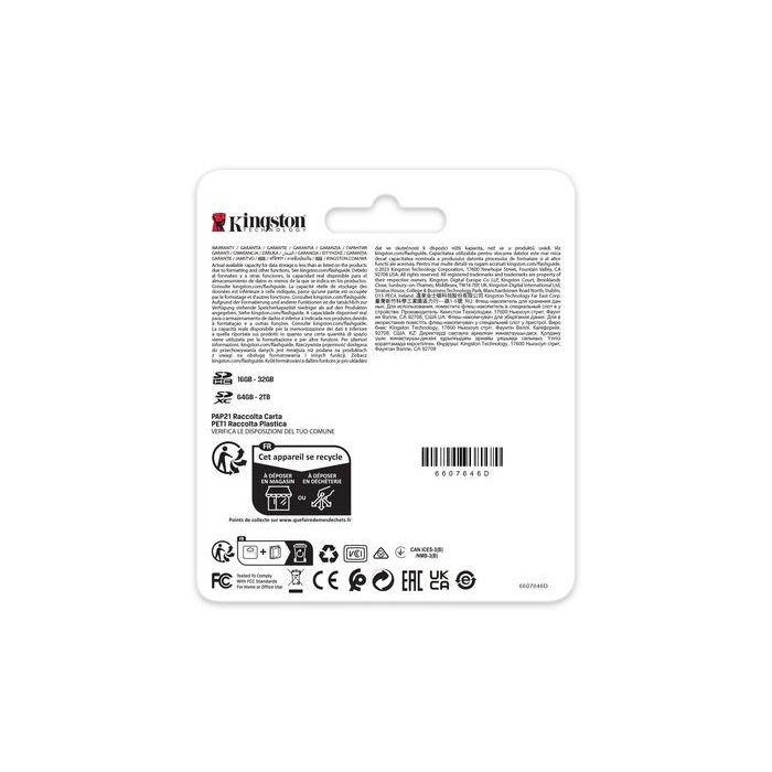 Kingston 128GB Canvas React Plus SDXC UHS-II 280R/100W U3 V60 for Full HD/4K 3 Kingston 128GB Canvas React Plus SDXC UHS-II 280R/100W U3 V60 for Full HD/4K 3
