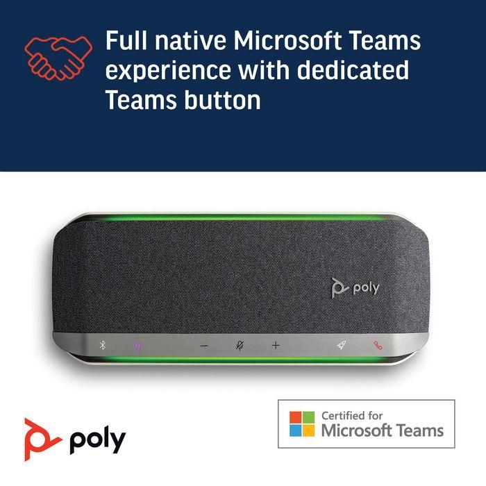 Poly Sync 40 Microsoft Teams Certified Speakerphone para Salas Flexibles y Huddle 10