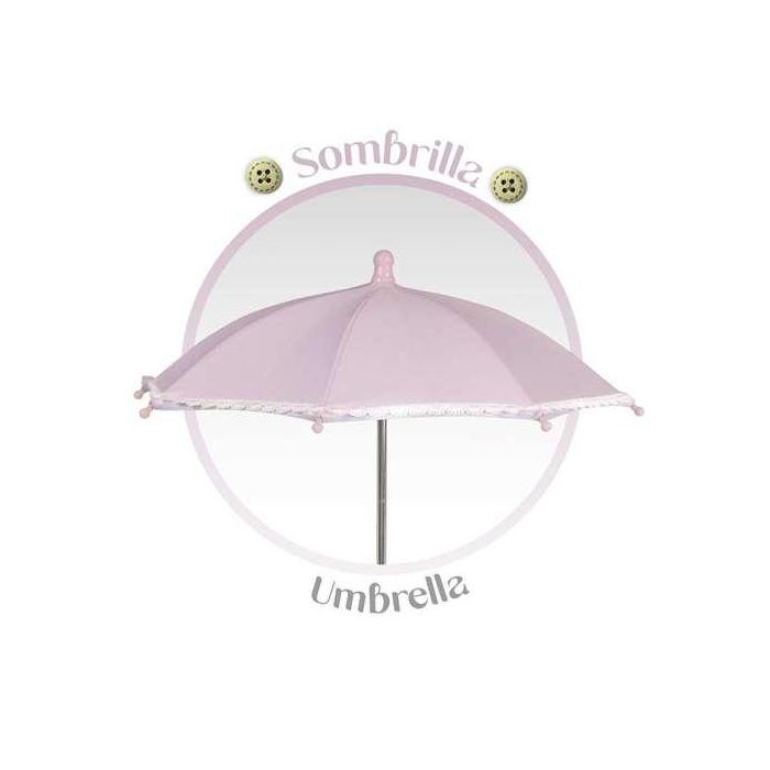 Coche de muñeca plegable con sombrilla y bolso - para muñecas de hasta 48 cm. 5 Coche de muñeca plegable con sombrilla y bolso - para muñecas de hasta 48 cm. 5
