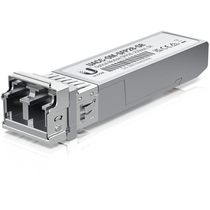 Ubiquiti Módulo Óptico Multi-modo 25 Gbps SFP28 2xLC para Conexión de Fibra Óptica
