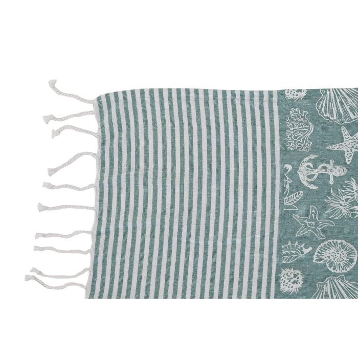 Toalla Atlantico DKD Home Decor Verde Azul 170 x 1 x 90 cm (6 Unidades) 2 Toalla Atlantico DKD Home Decor Verde Azul 170 x 1 x 90 cm (6 Unidades) 2
