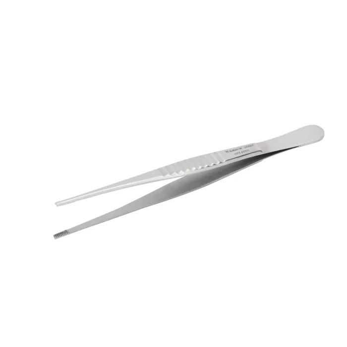 Vi Pinza Para Tejido Conectivo 15,3 cm - Mangos DeBakey con puntas Adson Brown