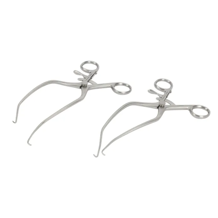 0013303-2 Retractor Gelpi Mini Curvo Afilada 9 cm-4,5 cm 2 Unidades