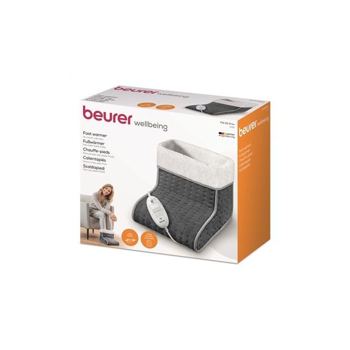Beurer FW-20 Calienta Pies Cosy Gris Marengo Suave y Talla Grande Apto para Toda la Familia 2 Beurer FW-20 Calienta Pies Cosy Gris Marengo Suave y Talla Grande Apto para Toda la Familia 2