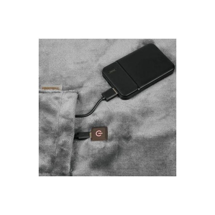 Tristar BW-4788 Manta Eléctrica Inalámbrica con Batería de 150x80cm Gris 3 Tristar BW-4788 Manta Eléctrica Inalámbrica con Batería de 150x80cm Gris 3