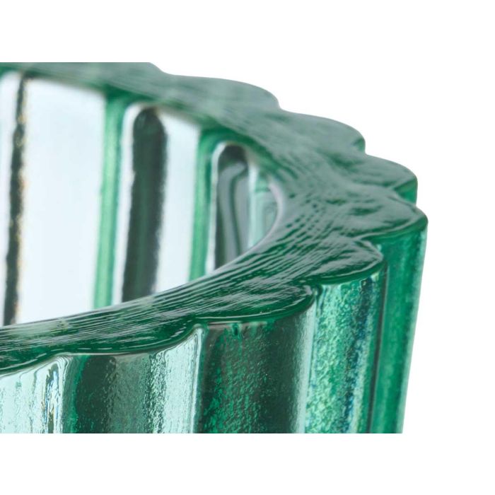 Portavela de Vidrio Reciclado Redondo Giftdecor 12x9x12 cm Verde (6 Unidades) 2 Portavela de Vidrio Reciclado Redondo Giftdecor 12x9x12 cm Verde (6 Unidades) 2