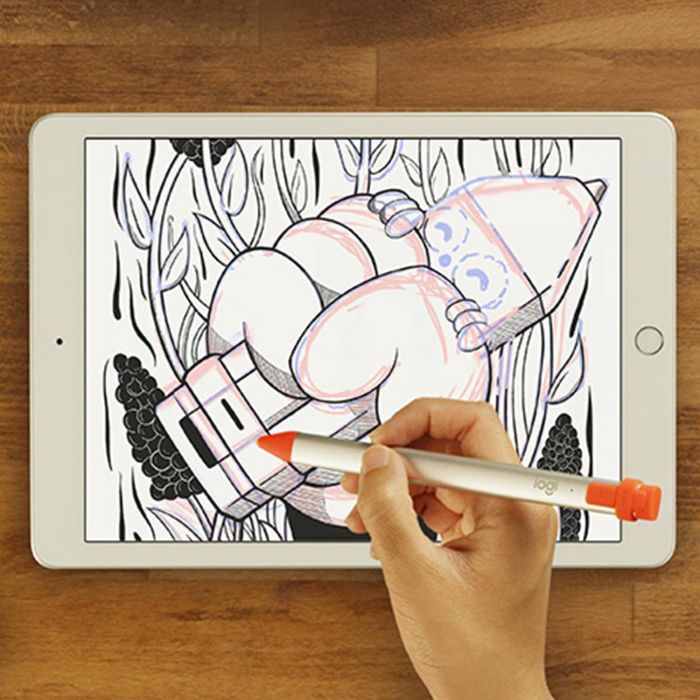 Logitech 914-000034 Lápiz Digital Crayon para iPad con Tecnología Apple Pencil y Carga Lightning 7