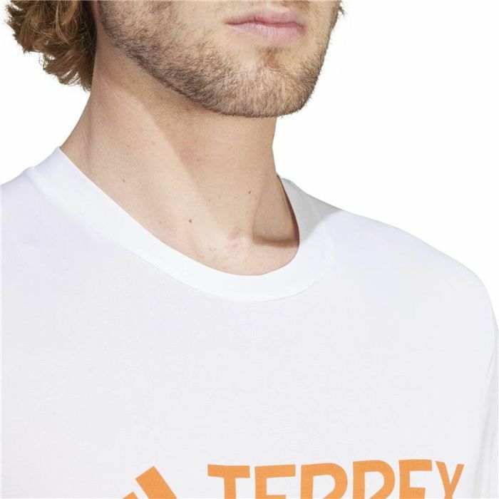 Camiseta de Manga Corta Hombre Adidas Mt Log Tech Blanco 2