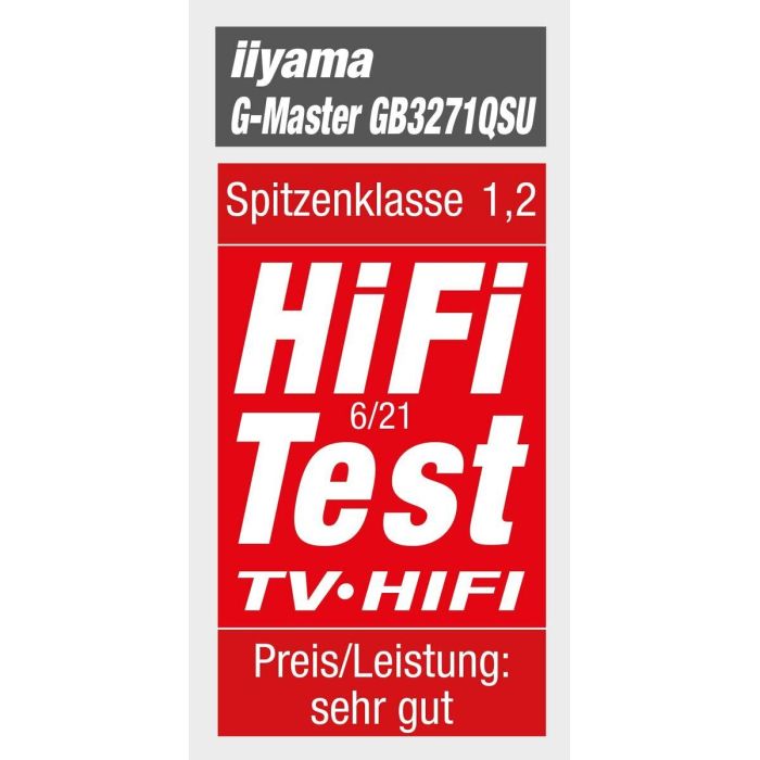 Iiyama G-Master Red Eagle Monitor Gaming 31.5" WQHD (2560x1440) IPS 165Hz 1ms FreeSync Soporte Ajustable HDMI DP USB 3.0 28