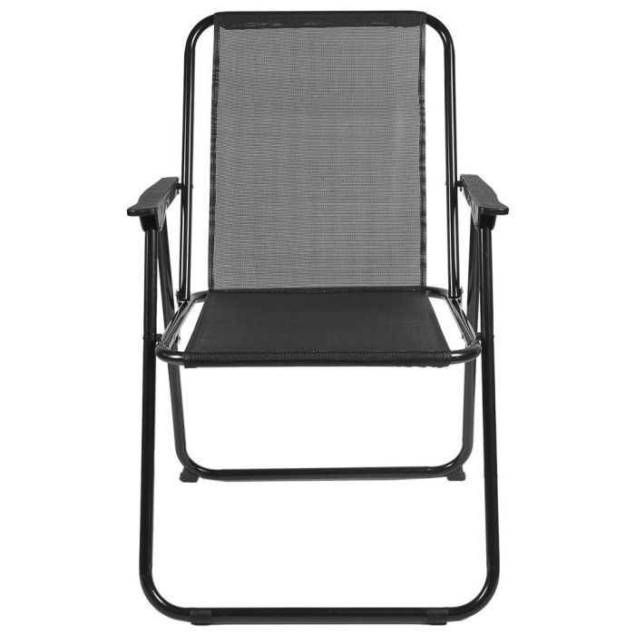 Silla Plegable Negra Home Deco Factory altura 75 cm  5