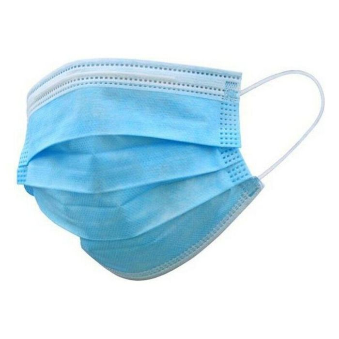 Mascarilla Desechable de 3 Capas Coas Azul (Talla única) 1