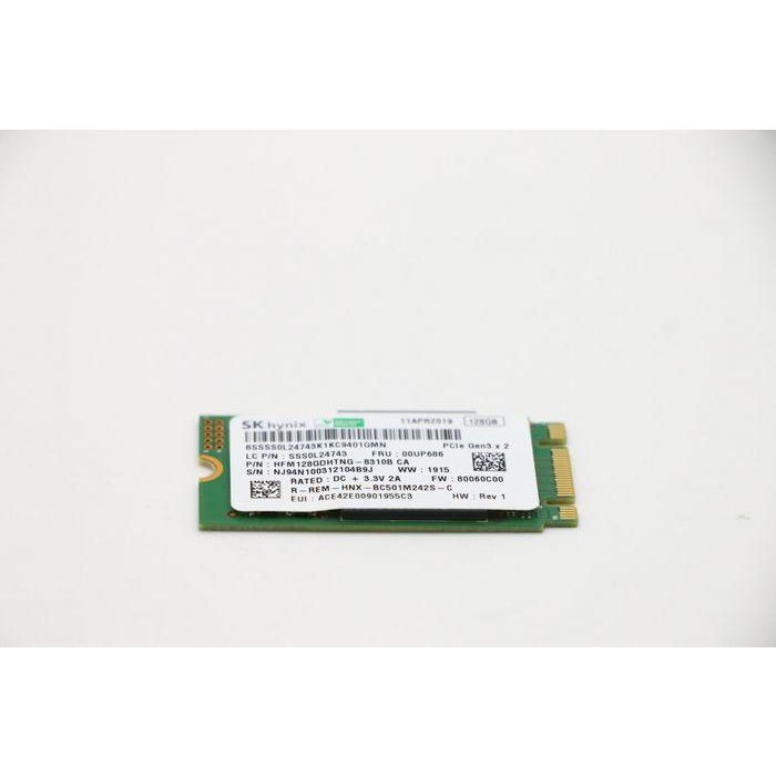 Lenovo M.2 PCIe NVMe SSD with 128GB capacity, designed for Lenovo ThinkSystem servers and ThinkPad laptops, RoHS compliant. 2 Lenovo M.2 PCIe NVMe SSD with 128GB capacity, designed for Lenovo ThinkSystem servers and ThinkPad laptops, RoHS compliant. 2