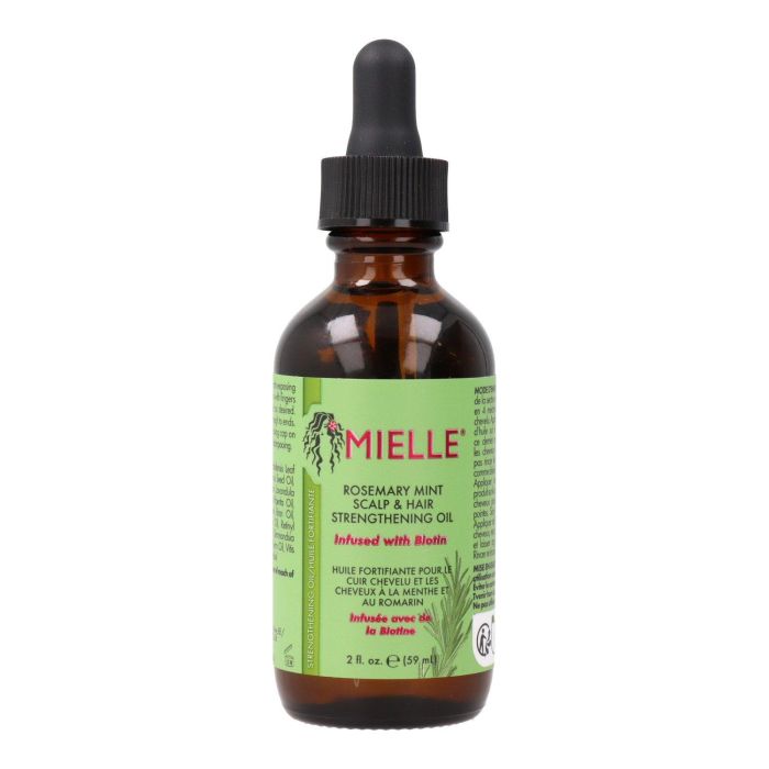 Mielle Rosemary Mint Scalp & Hair Strengthening Oil con Biotina 59ml para Fortalecimiento y Crecimiento del Cabello