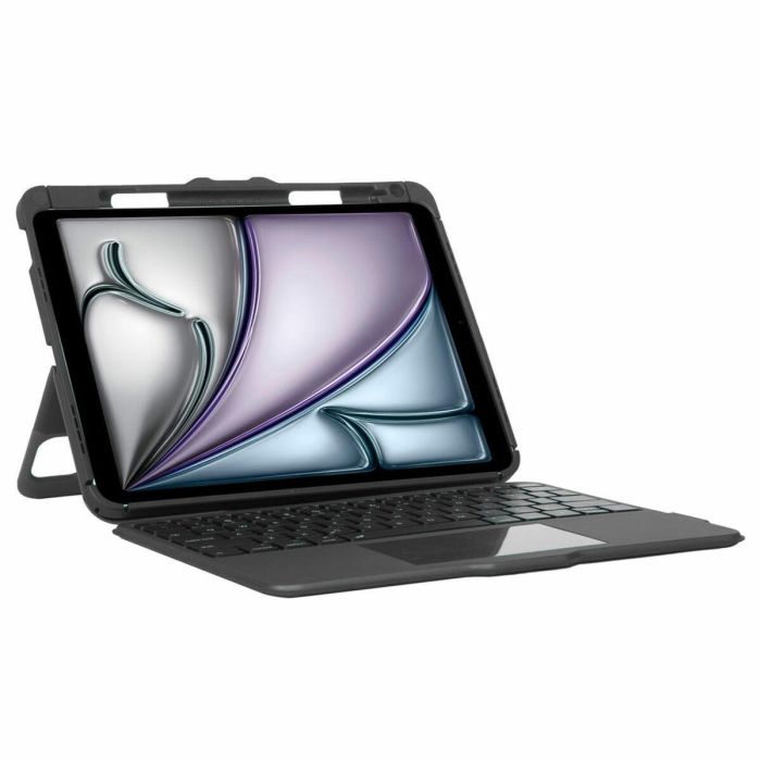 Targus Funda con Teclado VersaVu QWERTY Español Trackpad Bluetooth Retroiluminado para iPad 10.9"-11" Protección 1.2m Negro 25
