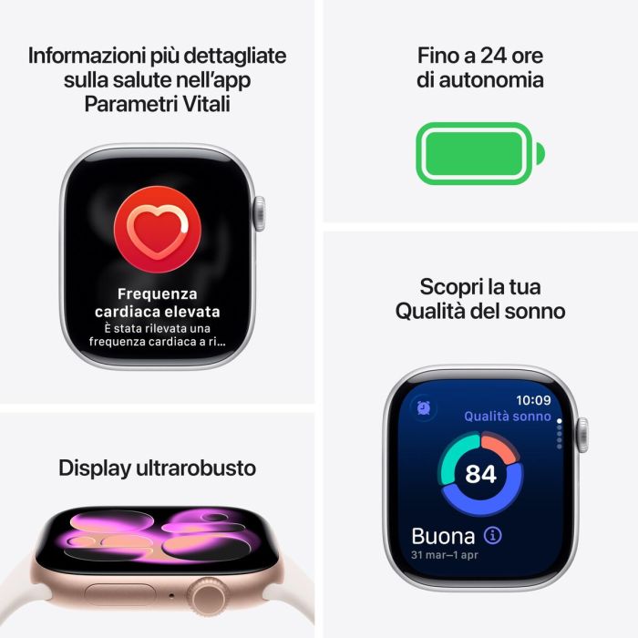 Smartwatch Apple MFD74QL/A Titanio Dorado 46 mm 5