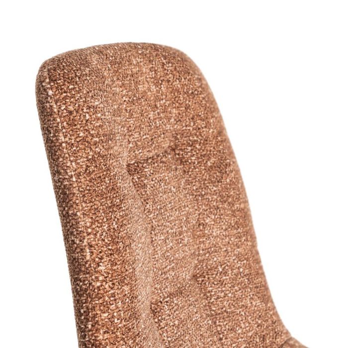 Silla Jaspeado Ocre Tejido-Metal 44 X 52 X 86 cm