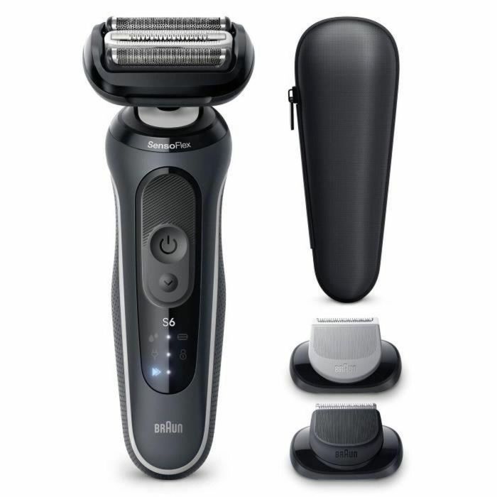 Braun BRA8700216645362 Afeitadora eléctrica Serie 6 Negra, 60 min batería, carga rápida 5 min 5