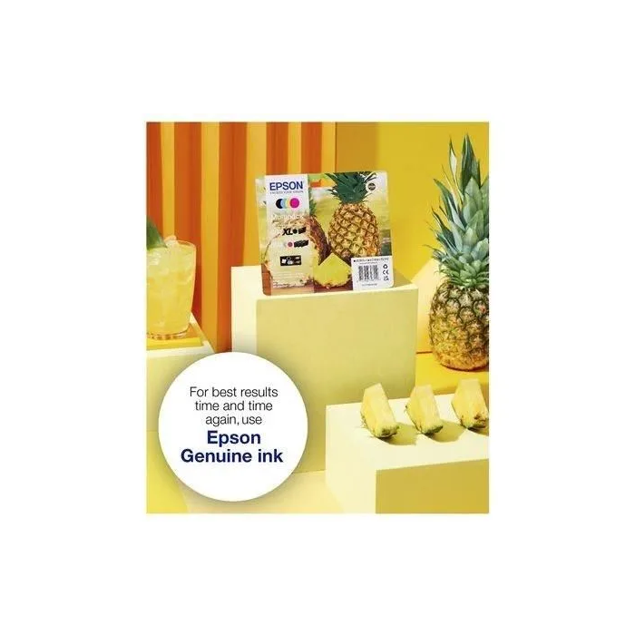 EPSON Cartucho 4 colores Multipack 604XL Negro/604 CMY XP-2200, WF-2910DWF Piña