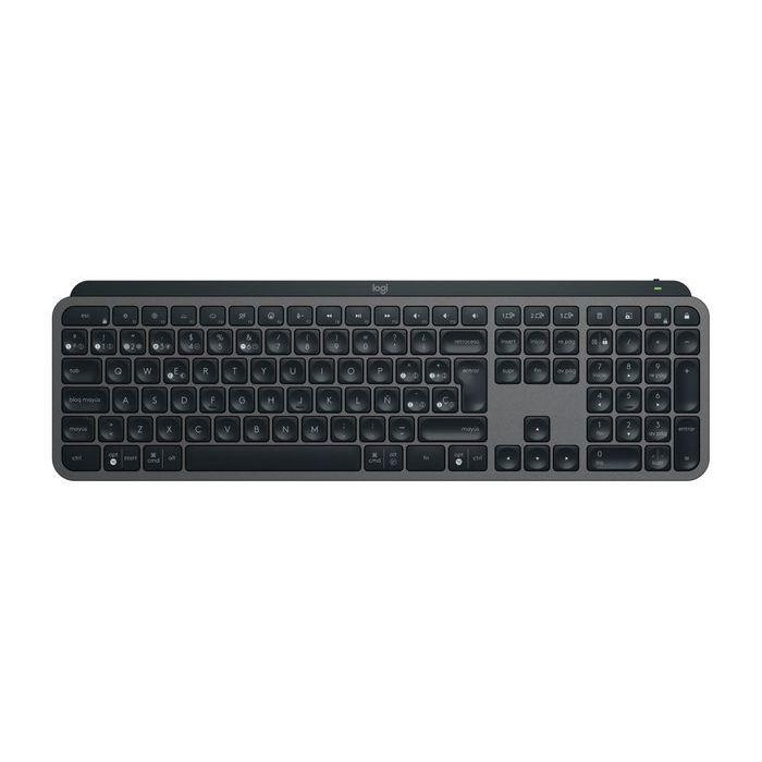 Logitech Teclado MX Keys + Ratón MX Master 3S Combo para Empresa con Reposamanos, Inalámbrico, Retroiluminado, Grafito 1