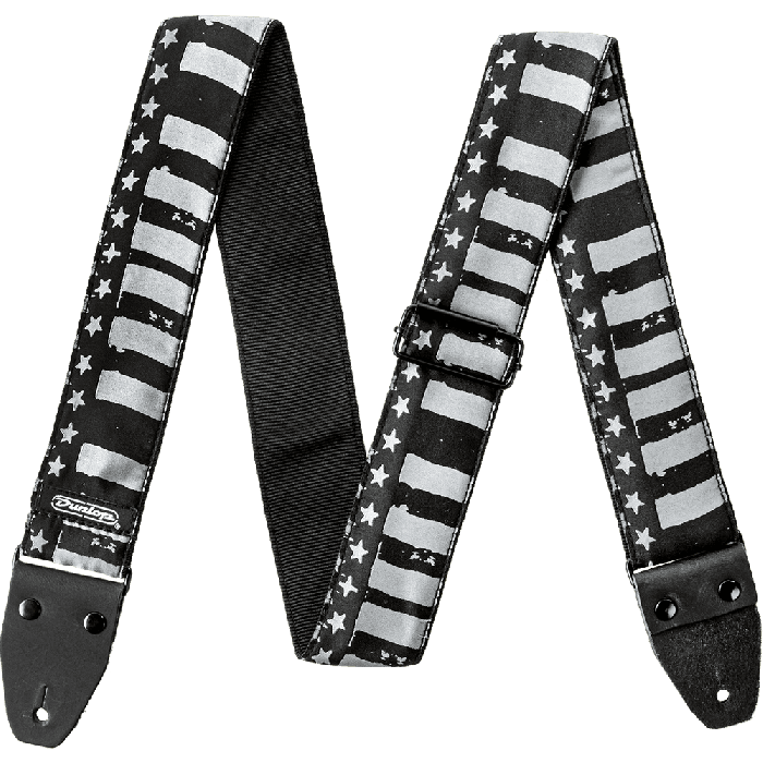 Dunlop Correa Guitarra Bajo Jacquard Stars and Stripes 1